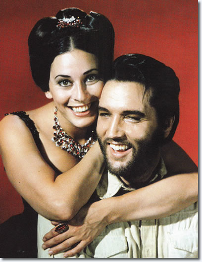 Ina Balin and Elvis Presley in Charro! - From the book, Elvis Presley as The One Called Charro