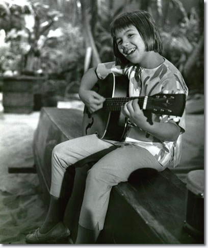 Donna Butterworth on the set of Paradise, Hawaiian Style -1966
