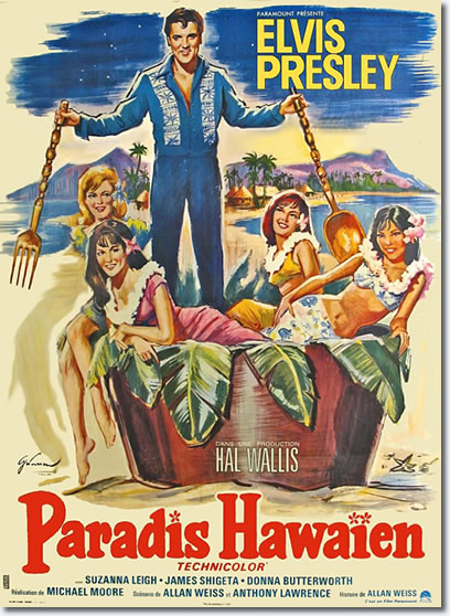 Paradise, Hawaiian Style - French Movie Poster