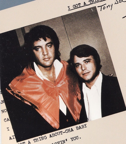 Elvis Presley and Wayne Jackson.