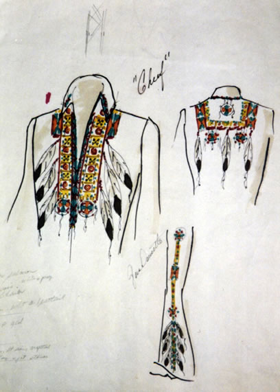Elvis Presley jumpsuit design by Bill Belew.