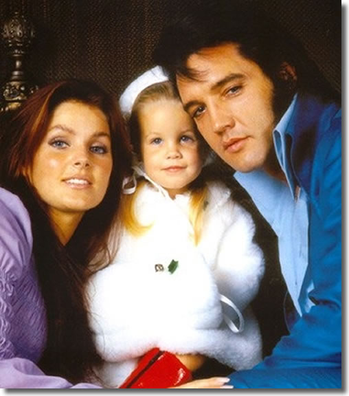 Priscilla, Lisa Marie & Elvis Presley
