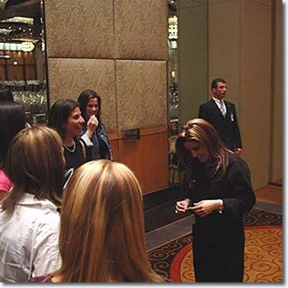 Lisa Marie Presley at Crown Casino Melbourne 2004