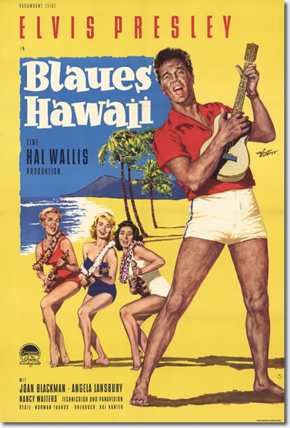 Blue Hawaii - German Movie Poster