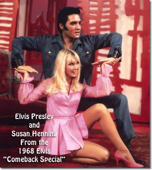 Susan Henning and Elvis Presley 1968