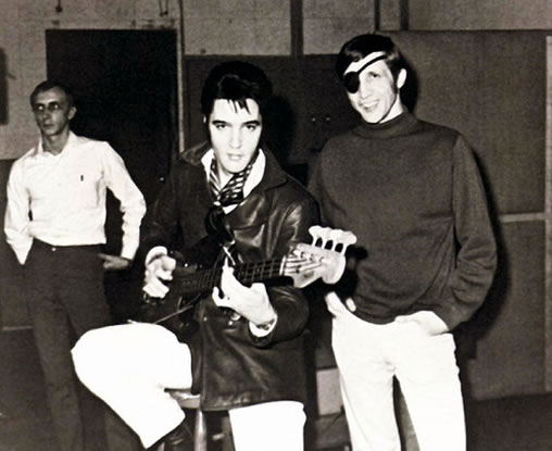 Elvis Presley and Bobby Wood.