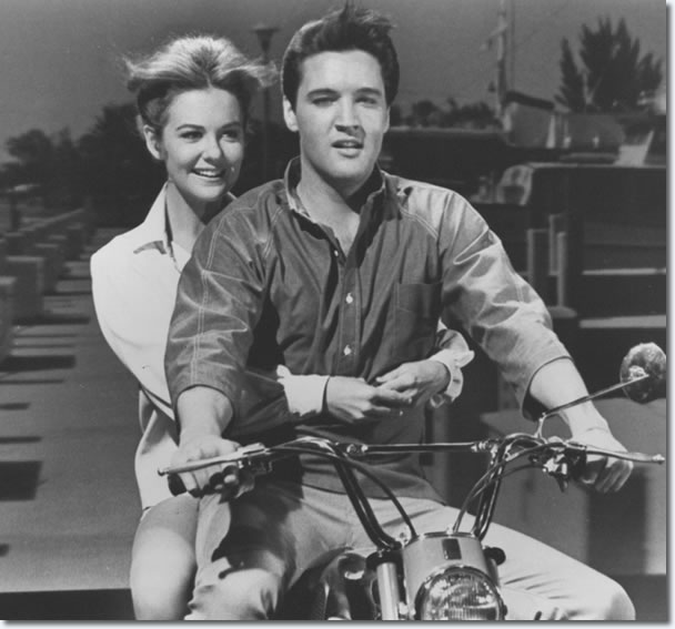 Shelley Fabares and Elvis Presley.