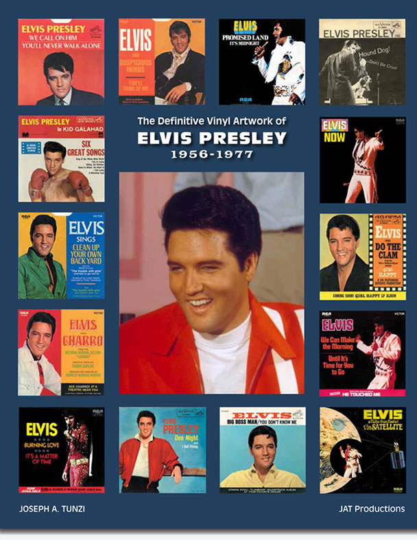 The Definitive Vinyl Artwork of Elvis Presley 1956-1977 Hardcover Book.