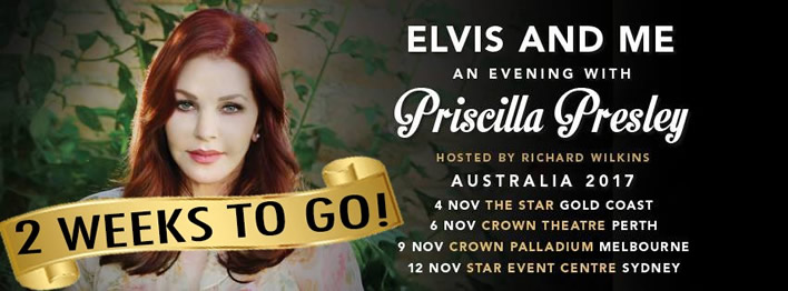 2 Weeks To Go!! 'An Evening With' Priscilla Presley Australia